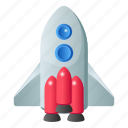 rocket, projectile, spaceship, spacecraft, space vehicle 