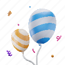 ballons, balloon, celebration, birthday, party, decoration, ornament, air, festive