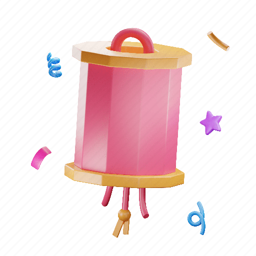 Paper, lantern, lamp, light, energy, party, decoration icon - Download on Iconfinder