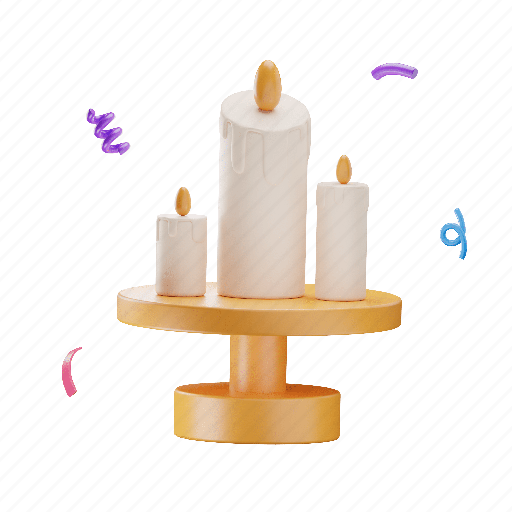 Candle, light, decoration, celebration, fire, lantern, party icon - Download on Iconfinder