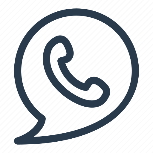 Call, speech, bubble, speech bubble, chat, talk, ui icon - Download on Iconfinder