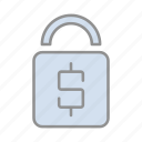 banking, business, commerce, finance, lock, money, security