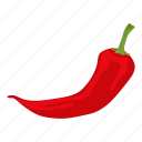 cartoon, chili, flavoring, hot, pepper, red, spicy