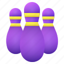 bowling, pin, bowling pin, sport, competition, game