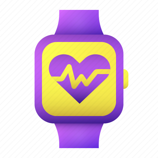 Heart, rate, monitor, smartwatch, watch icon - Download on Iconfinder
