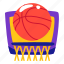 basketball, ball, sport, illustration, stickers, sticker 