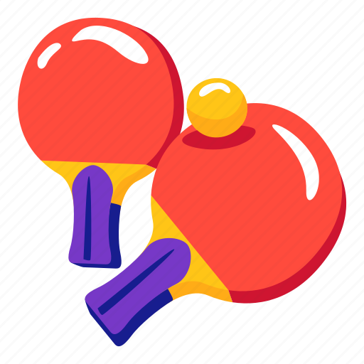 Ping, pong, table, tennis, racket, sport, illustration icon - Download on Iconfinder