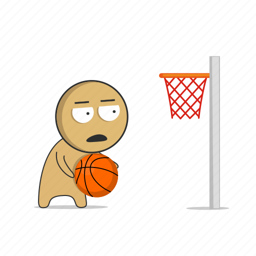 Basketball, sports, player, basket, ball, game, nba icon - Download on Iconfinder