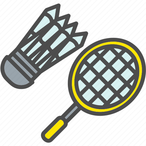 Badminton, racket, racquet, shuttle, shuttlecock icon - Download on Iconfinder