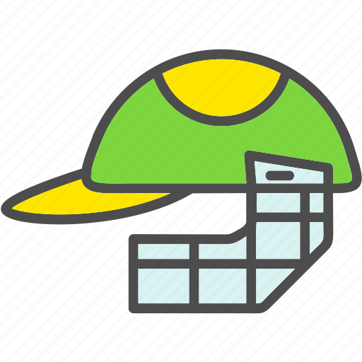 Cricket, gear, head, helmet, protection, safety icon - Download on Iconfinder