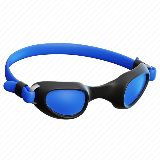 Swimming, goggles, diving, glasses, eyewear, summer, pool 3D illustration - Download on Iconfinder