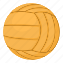 ball, cartoon, equipment, play, sphere, sport, volleyball