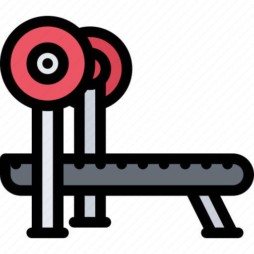 Athlete, bench, fitness, gym, press, sport, training icon - Download on Iconfinder