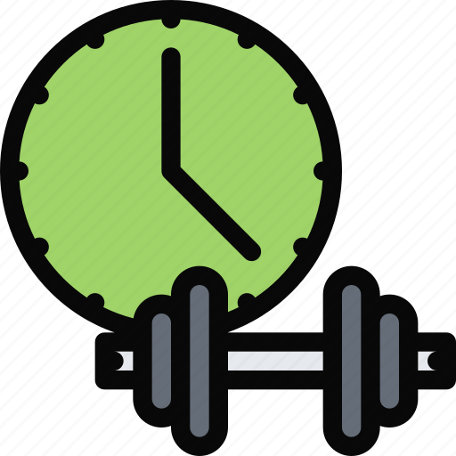Athlete, fitness, gym, sport, time, training, workout icon - Download on Iconfinder