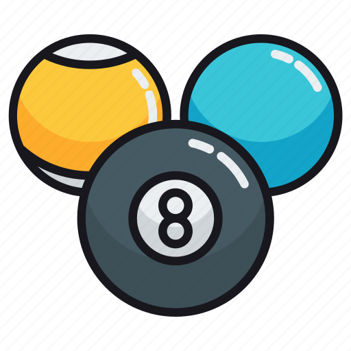 Billiards, 8 ball, cue balls, pool, snooker icon - Download on Iconfinder