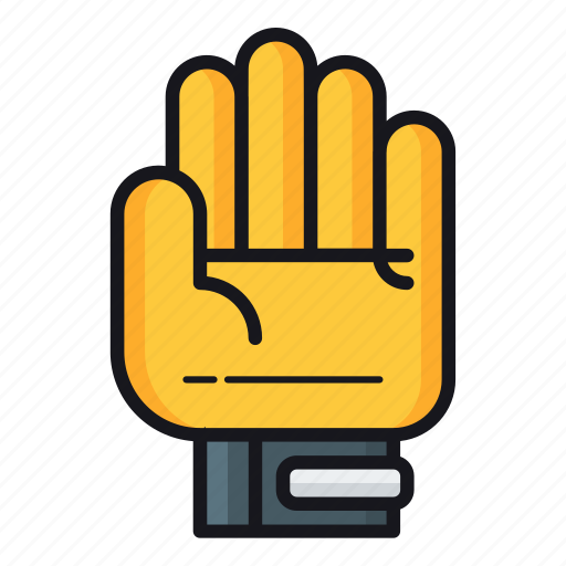 Gloves, goalkeeper, goalkeeper gloves icon - Download on Iconfinder