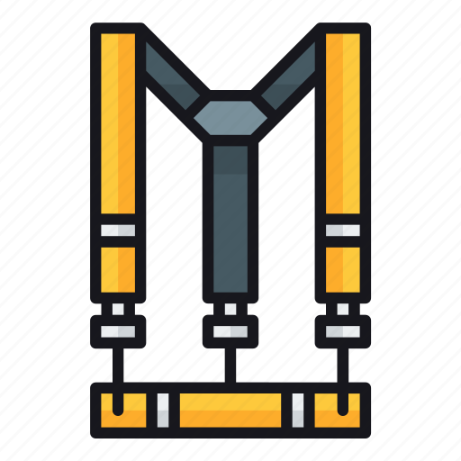 Harness, safety belt, safety equipment, safety harness icon - Download on Iconfinder