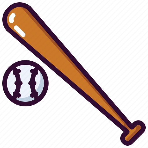Ball, baseball, bat, sport, stick icon - Download on Iconfinder