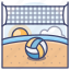 beach, net, sports, volleyball 