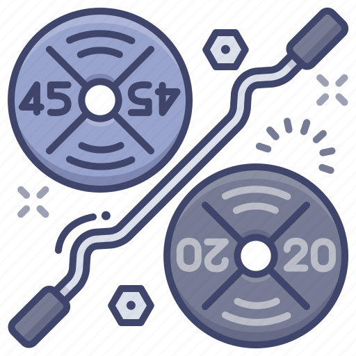 Barbell, plates, powerlift, weight icon - Download on Iconfinder