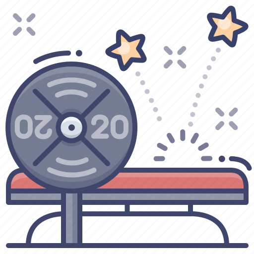 Bench, press, training, weight icon - Download on Iconfinder