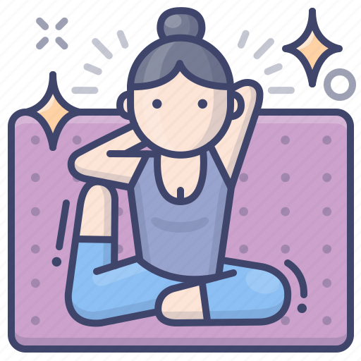 Pilates, pose, strech, yoga icon - Download on Iconfinder