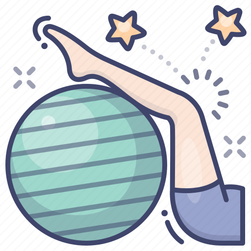 Ball, exercise, fitness, gym icon - Download on Iconfinder