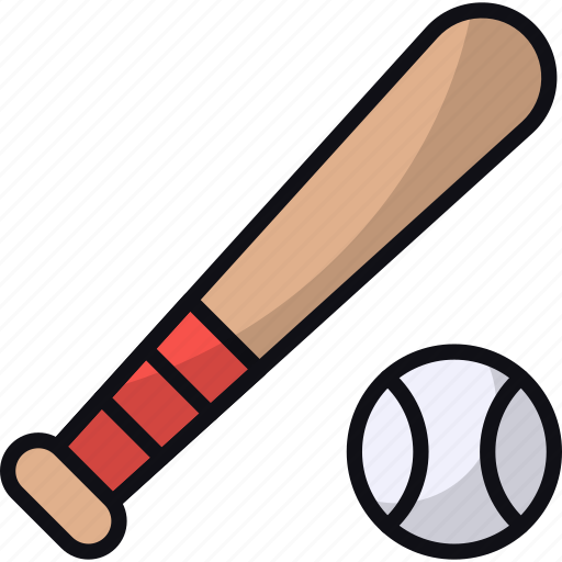 Baseball, sport, baseball bat, softball, game icon - Download on Iconfinder