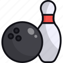 bowling, sport, pin, game, activity