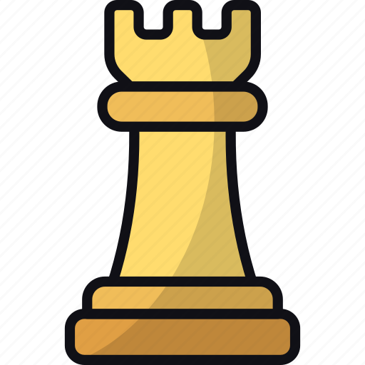 Chess piece, rook, game, hobby, sport icon - Download on Iconfinder