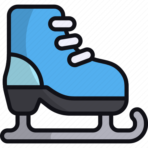 Ice skating shoe, ice skate, winter sport, boot, footwear icon - Download on Iconfinder