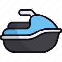 jet ski, water scooter, watercraft, sport, vehicle, transport