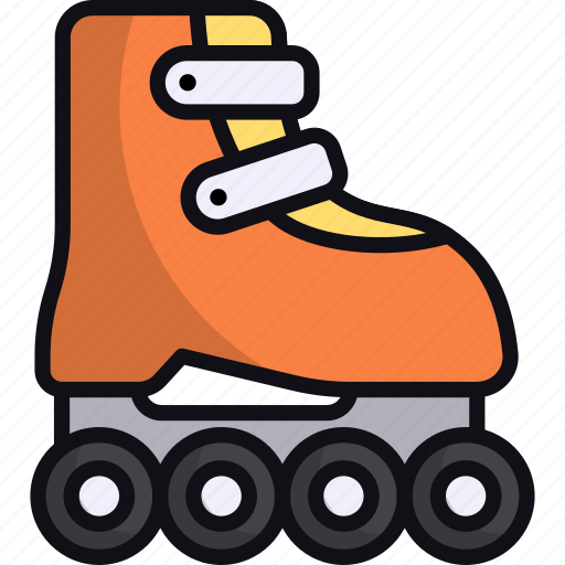 Roller skate, boot, activity, roller skating shoe, hobby, sport icon - Download on Iconfinder