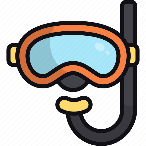 Snorkeling, scuba diving, diving goggles, scuba gear, water sport, aquatic sport icon - Download on Iconfinder