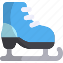 ice skating shoe, ice skate, winter sport, boot, footwear