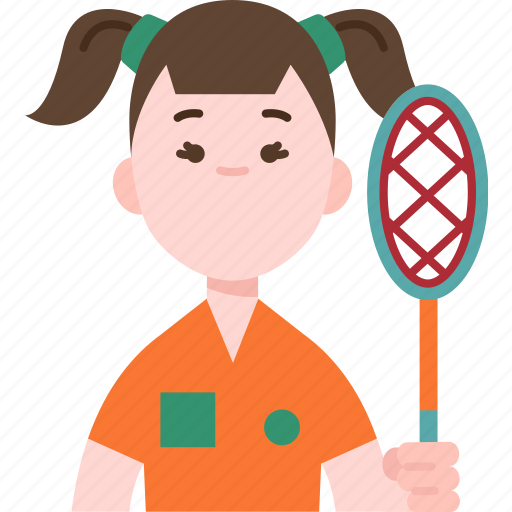 Badminton, player, exercise, sports, racket icon - Download on Iconfinder