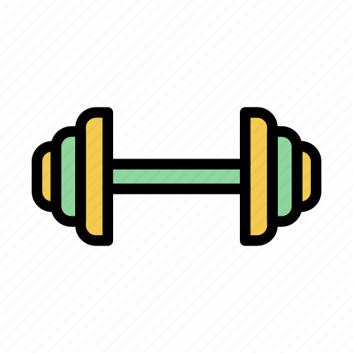 Barbell, gym, fitness, bodybuilding, weight, sports, exercise icon - Download on Iconfinder