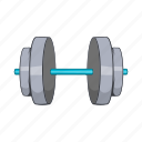 cartoon, dumbbell, equipment, exercise, gym, object, sign