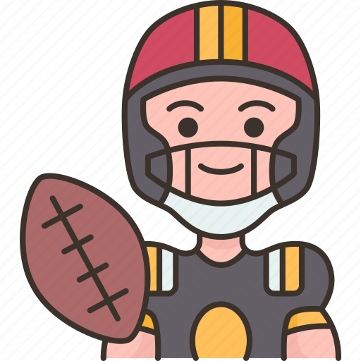 American, football, player, team, competition icon - Download on Iconfinder