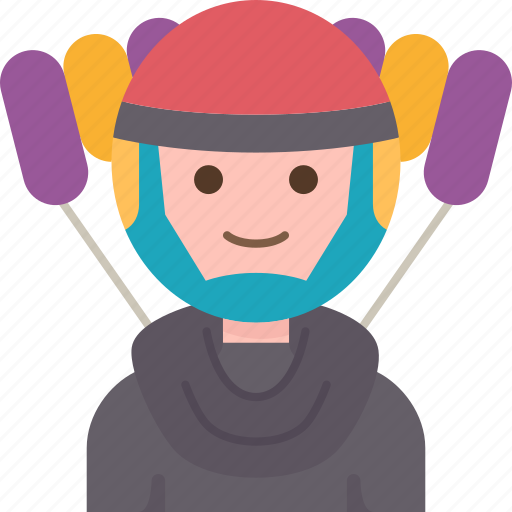 Parachuting, skydiver, extreme, sport, adventure icon - Download on Iconfinder