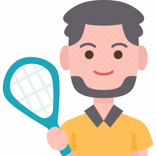 Squash, player, man, fitness, sports icon - Download on Iconfinder