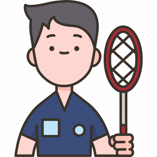 Badminton, racket, shuttlecock, sportsman, tournament icon - Download on Iconfinder