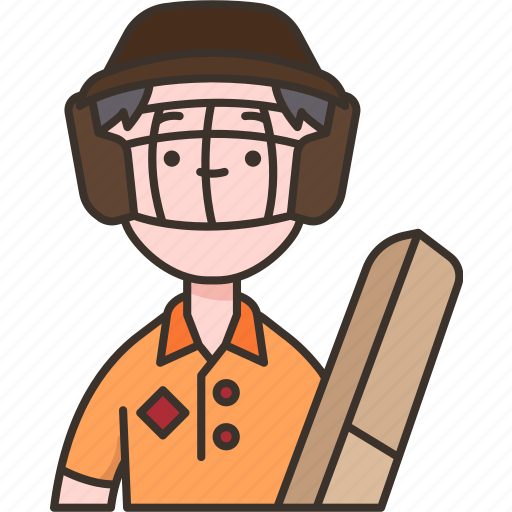 Cricket, bat, helmet, team, sportsman icon - Download on Iconfinder