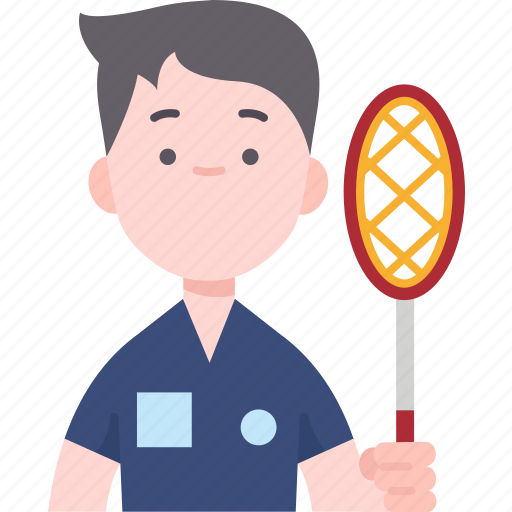 Badminton, racket, shuttlecock, sportsman, tournament icon - Download on Iconfinder