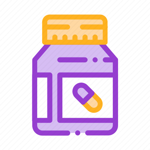 Container, pills, vitamin icon icon - Download on Iconfinder
