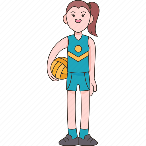 Volleyball, sport, character, player, female icon - Download on Iconfinder