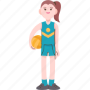 volleyball, sport, character, player, female