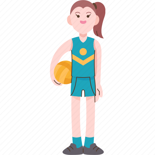 Volleyball, sport, character, player, female icon - Download on Iconfinder