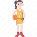 basketball, sport, character, player, female