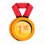 1st medal, prize medal, position medal, winner medal, champion medal 